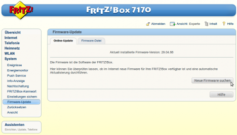 FritzBox - Update
